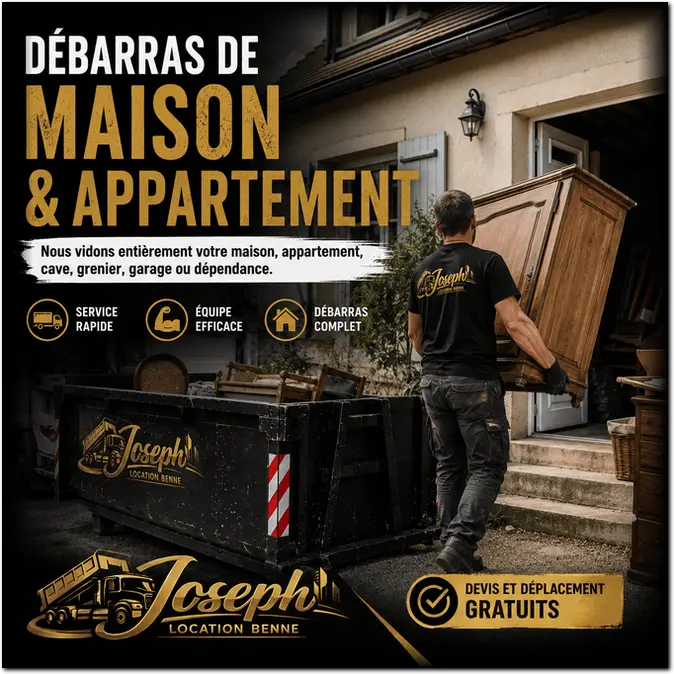 Débarras et vide maison Angoulême, Charente